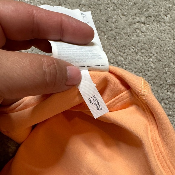 Athleta Conscious Crop Cutout Tank Top Multiple Sizes Bright Peach Color - Picture 6 of 9